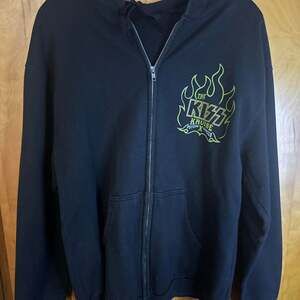 SPRING SALE!! KISS Kruise Psycho X Circus Black Zip Up RARE Y2K